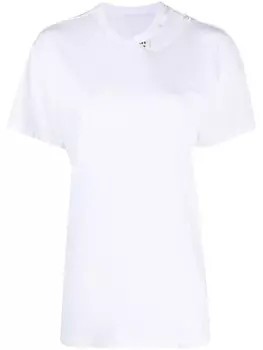 MM6 Maison Margiela футболка с вырезами, белый