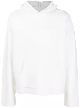 MM6 Maison Margiela худи с логотипом вязки интарсия, белый