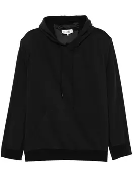 MM6 Maison Margiela худи с узором, черный