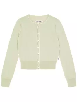 MM6 Maison Margiela кардиган тонкой вязки, нейтральный цвет