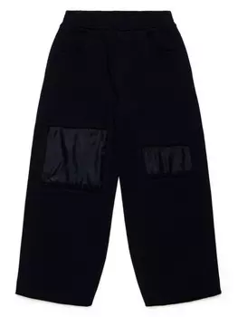 MM6 Maison Margiela Kids брюки из хлопка с рисунком в виде цифр, черный