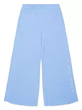 MM6 Maison Margiela Kids брюки с логотипом, синий