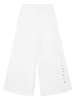 MM6 Maison Margiela Kids брюки с логотипом, белый