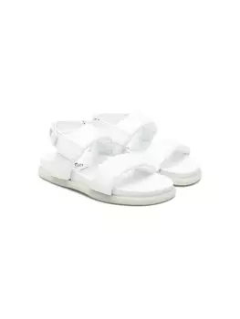 MM6 Maison Margiela Kids дутые сандалии, белый