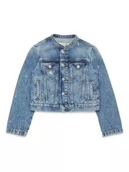 MM6 Maison Margiela Kids джинсовая куртка, синий