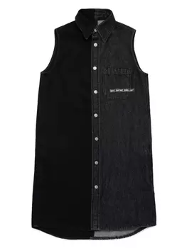 MM6 Maison Margiela Kids джинсовое платье, черный