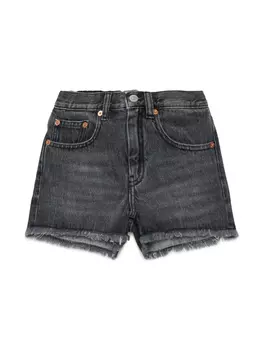 MM6 Maison Margiela Kids джинсовые шорты, черный