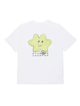 MM6 Maison Margiela Kids футболка Numbers, белый