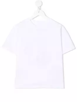 MM6 Maison Margiela Kids футболка с логотипом, белый