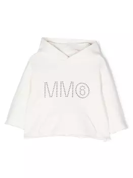 MM6 Maison Margiela Kids худи с логотипом, белый