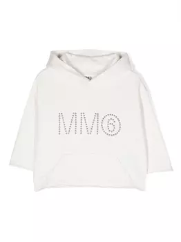 MM6 Maison Margiela Kids худи с логотипом, белый