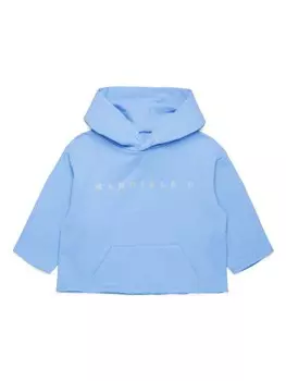 MM6 Maison Margiela Kids худи с логотипом, синий