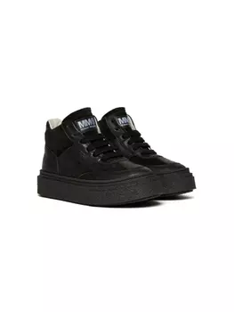 MM6 Maison Margiela Kids mT78113 кроссовки, черный