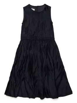 MM6 Maison Margiela Kids платье без рукавов с логотипом, черный