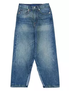 MM6 Maison Margiela Kids прямые джинсы, синий