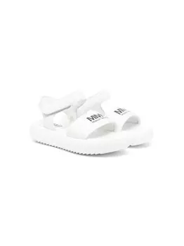 MM6 Maison Margiela Kids сандалии на липучках, белый