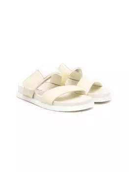 MM6 Maison Margiela Kids сандалии с закругленным носком, желтый