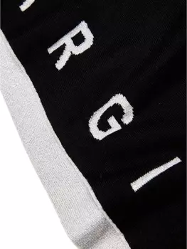 MM6 Maison Margiela Kids шарф с логотипом, черный