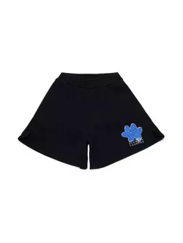 MM6 Maison Margiela Kids шорты Numbers, черный