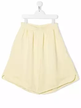 MM6 Maison Margiela Kids шорты с завышенной талией, желтый