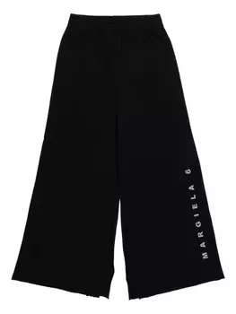 MM6 Maison Margiela Kids спортивные брюки с логотипом, черный