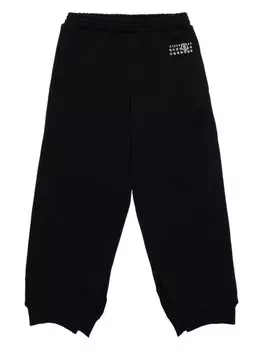 MM6 Maison Margiela Kids спортивные брюки с цифровым мотивом, черный
