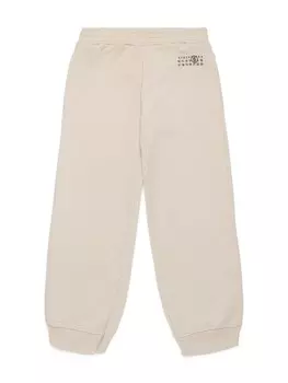 MM6 Maison Margiela Kids спортивные брюки с логотипом, нейтральный цвет