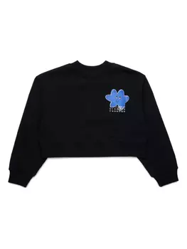 MM6 Maison Margiela Kids толстовка Numbers, черный