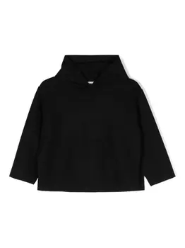 MM6 Maison Margiela Kids толстовка с капюшоном и логотипом, черный
