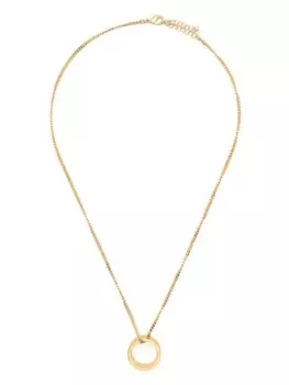 MM6 Maison Margiela колье Numeric Minimal Signature, золотой