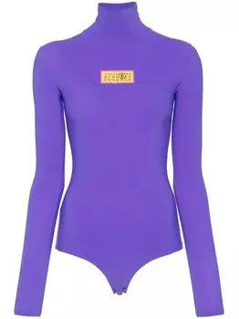 MM6 Maison Margiela комбинезон с нашивками, фиолетовый