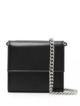 MM6 Maison Margiela кошелек с цепочкой, черный