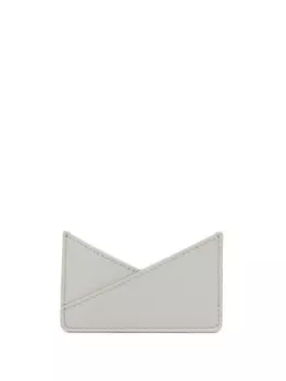 MM6 Maison Margiela кожаный картхолдер Japanese 6, серый