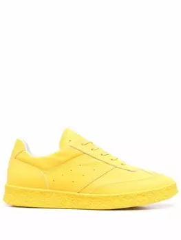 MM6 Maison Margiela кроссовки с тисненым логотипом, желтый