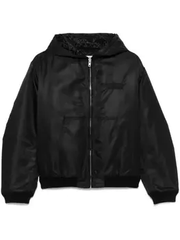 MM6 Maison Margiela куртка с вышивкой, черный