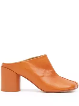 MM6 Maison Margiela мюли с анатомическим носком, оранжевый