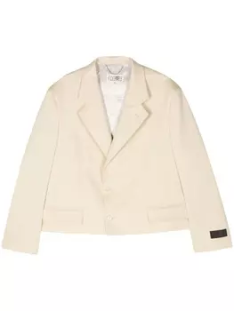 MM6 Maison Margiela однобортный пиджак, желтый