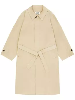 MM6 Maison Margiela окоп необработанной кромки, нейтральный цвет