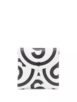 MM6 Maison Margiela Origami 6 foldable wallet, белый