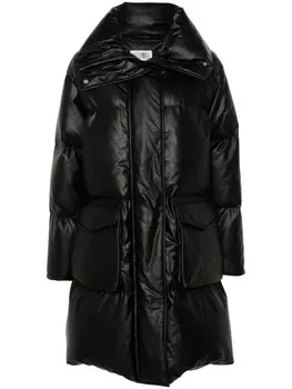 MM6 Maison Margiela пальто Signature, черный