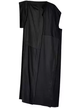 MM6 Maison Margiela платье макси с одним рукавом, черный