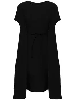 MM6 Maison Margiela платье с завязками, черный