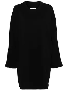 MM6 Maison Margiela платье-толстовка мини, черный