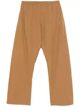 MM6 Maison Margiela прямые брюки, коричневый