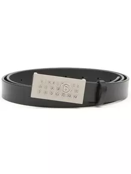 MM6 Maison Margiela ремень Numeric Signature, черный