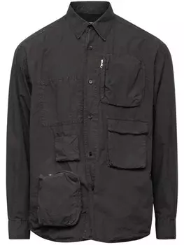 MM6 Maison Margiela рубашка карго, серый