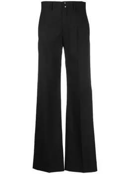 MM6 Maison Margiela широкие брюки со складками, черный