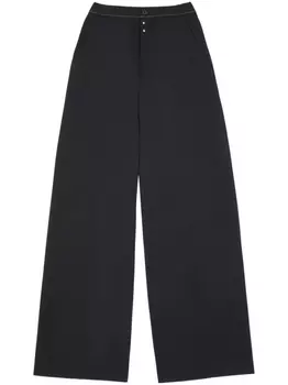 MM6 Maison Margiela широкие брюки строгого кроя, черный