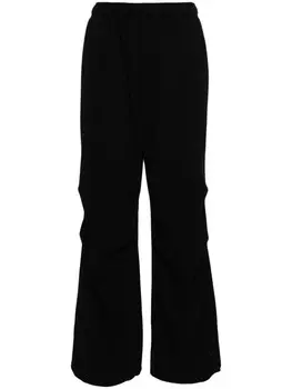 MM6 Maison Margiela спортивные брюки с декоративной строчкой, черный