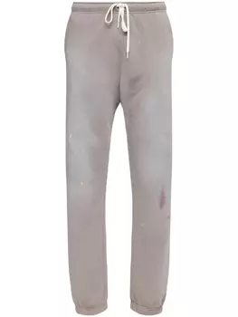 MM6 Maison Margiela спортивные брюки с логотипом, серый